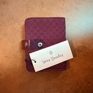 Vera Bradley Quilted Burgundy Wallet